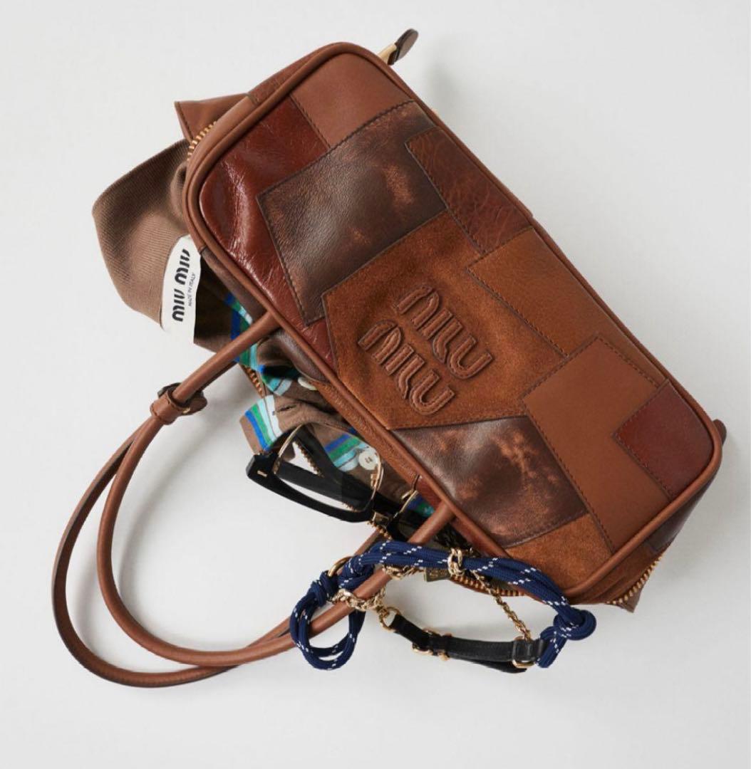 めろにゃん MIUMIU ミュウミュウ レザー×コード×メタルトリック