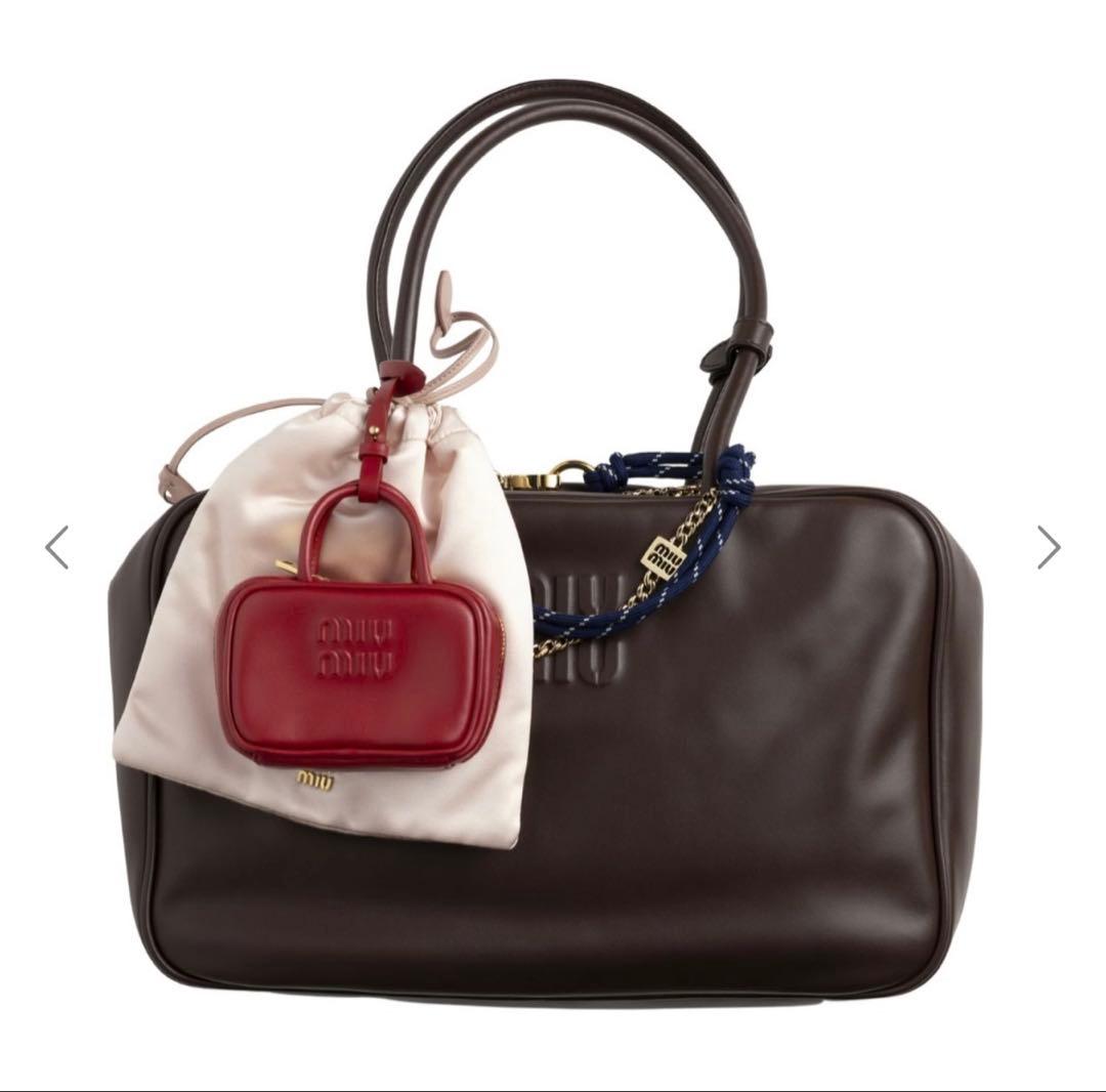 めろにゃん MIUMIU ミュウミュウ レザー×コード×メタルトリック