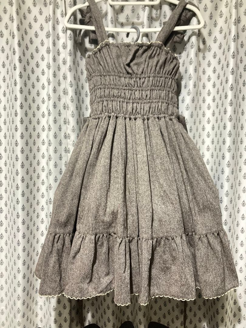 morphose ツイードシャーリングJSK