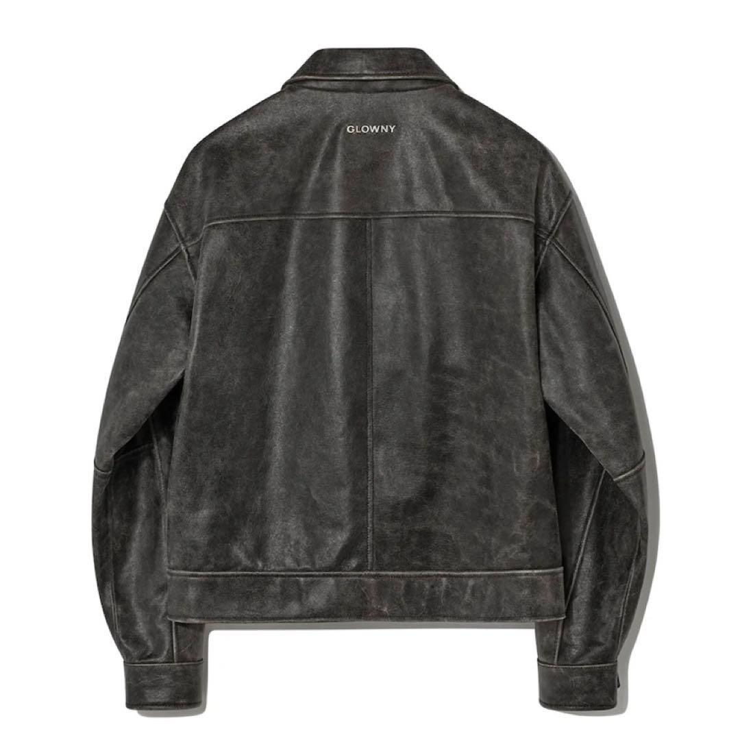 ジャケット・アウター GLOWNY FADE LEATHER JACKET musinsa