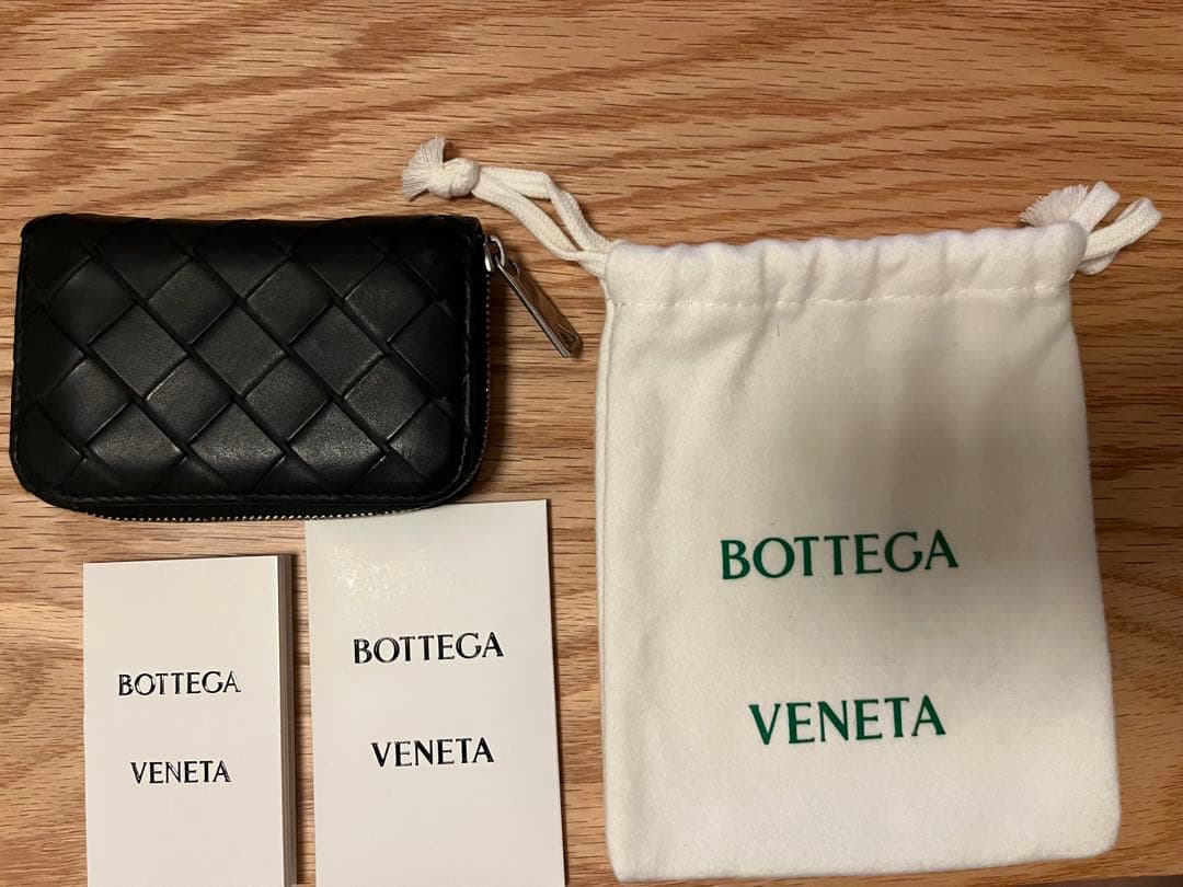 ボッテガ　ヴェネタ　ジップケース　黒