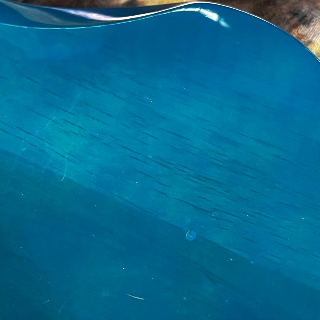 フォトジェニック ジャズベース シースルーブルー 管AC