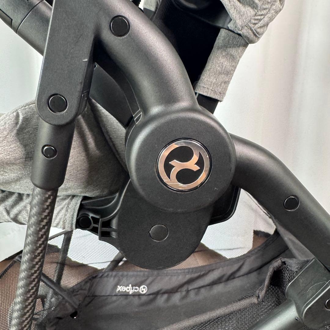 【美品】cybex サイベックス メリオ カーボン 折りたたみ 軽量 グレー