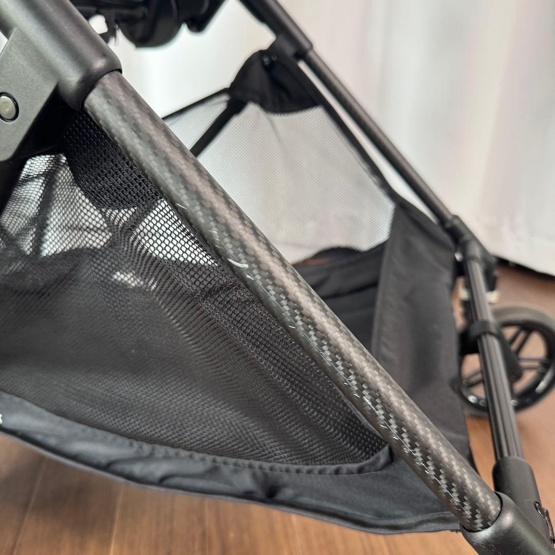 【美品】cybex サイベックス メリオ カーボン 折りたたみ 軽量 グレー