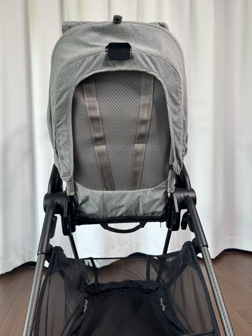 【美品】cybex サイベックス メリオ カーボン 折りたたみ 軽量 グレー