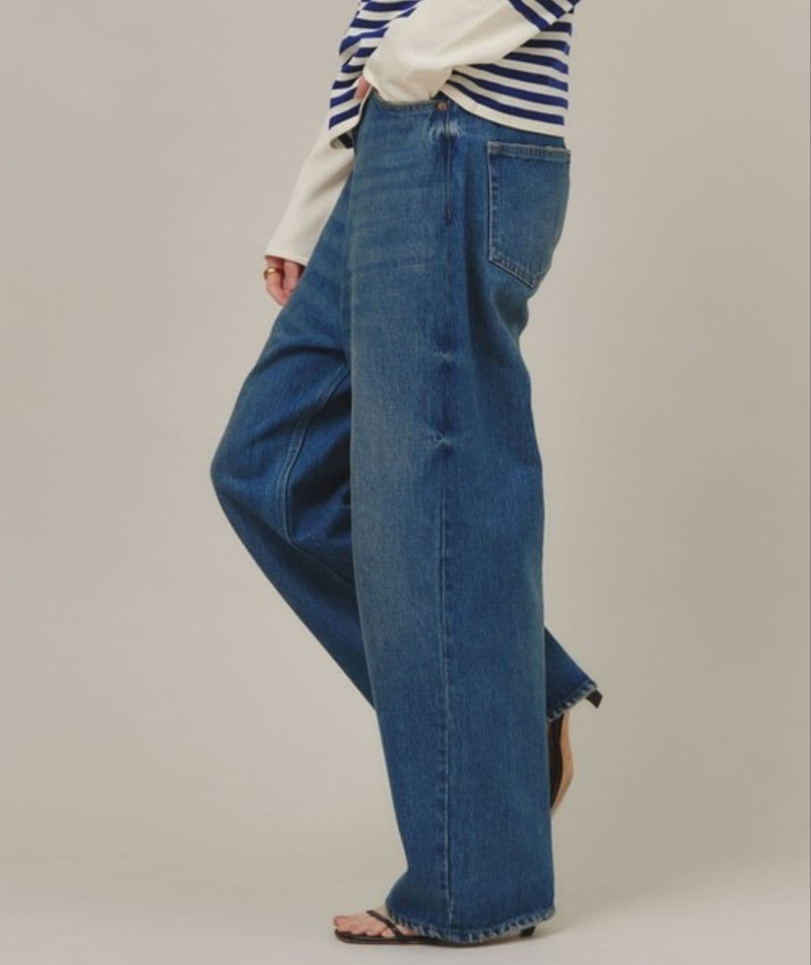 美品Curensologyカレンソロジー&RC ワイドルーズデニムパンツ38