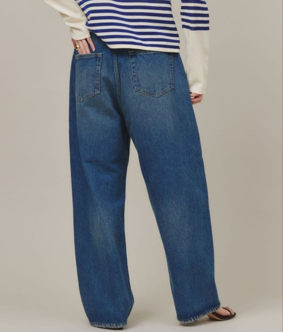 美品Curensologyカレンソロジー&RC ワイドルーズデニムパンツ38