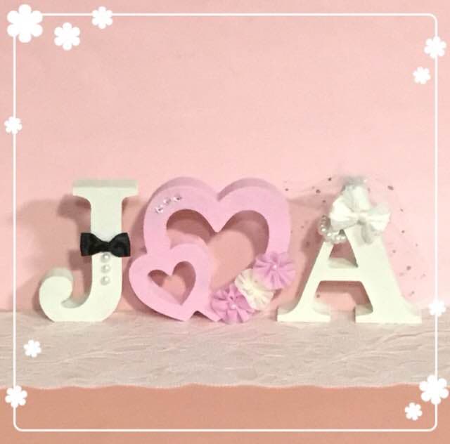 あー様確認用♡ウエディングバージョン・イニシャルオブジェ