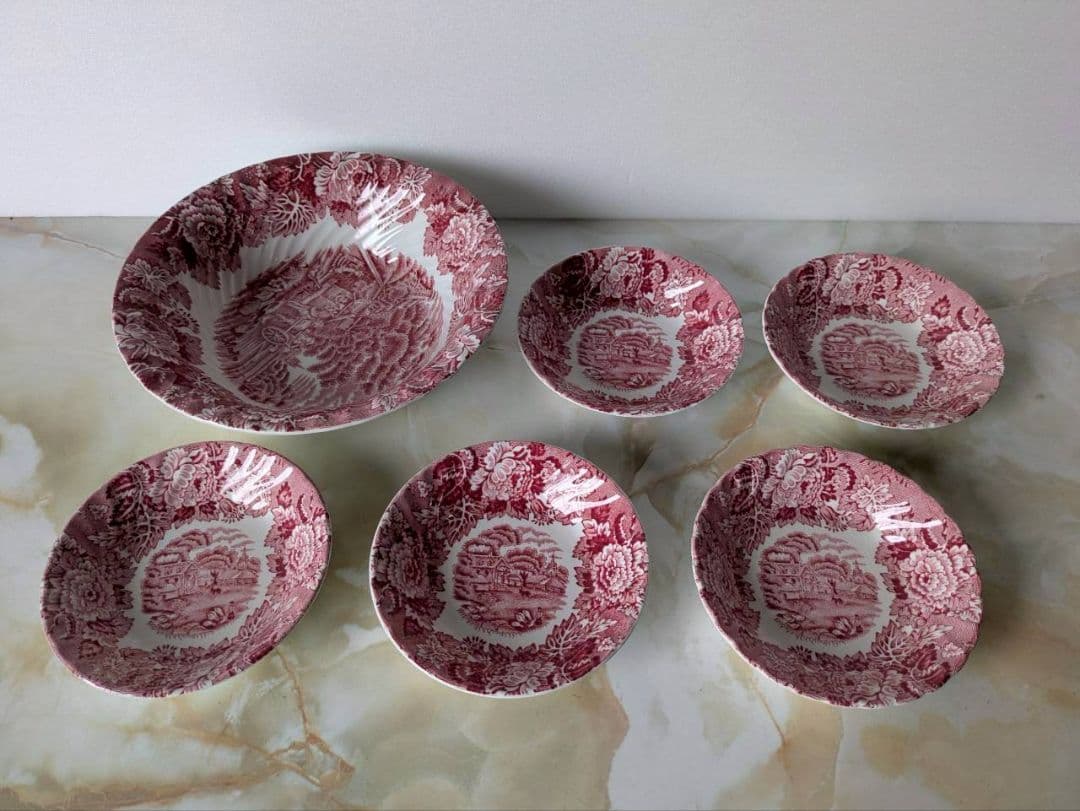 ウッド＆サンズ エノク ヴィンテージ 深皿/ボウル 6点セット