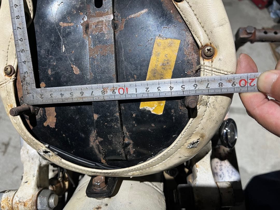 ジュリアーリ　プレーン　ソロシートピリオンパッド　セット