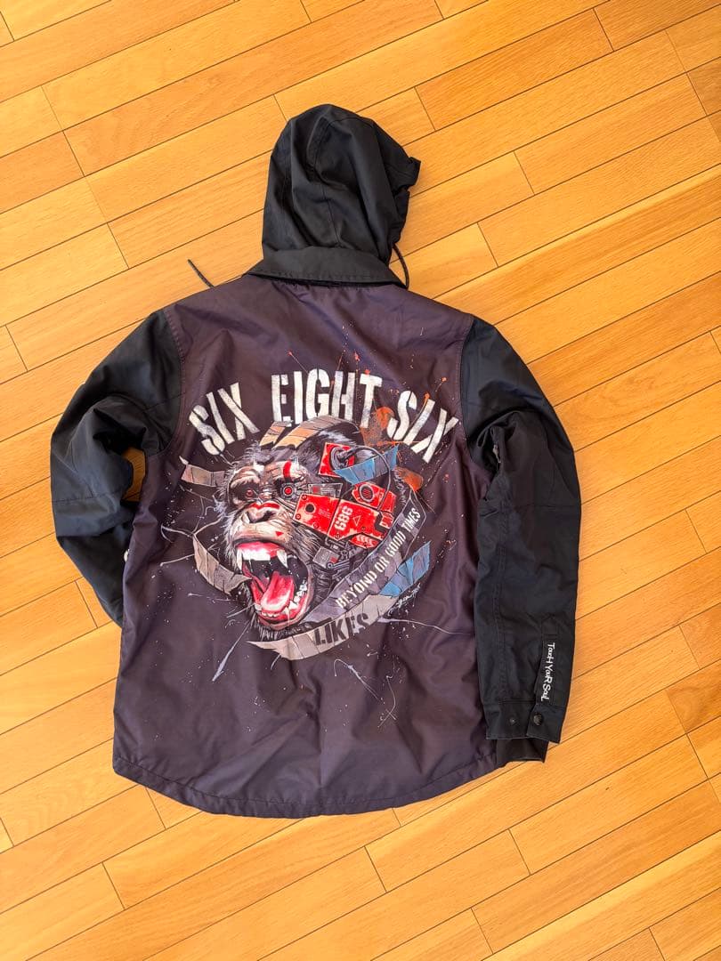 686 Dragon76 コラボ スノーボードジャケット メンズ Sサイズ