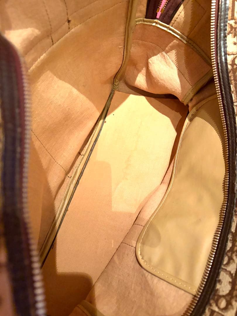 Dior トロッター柄ボストンバッグ