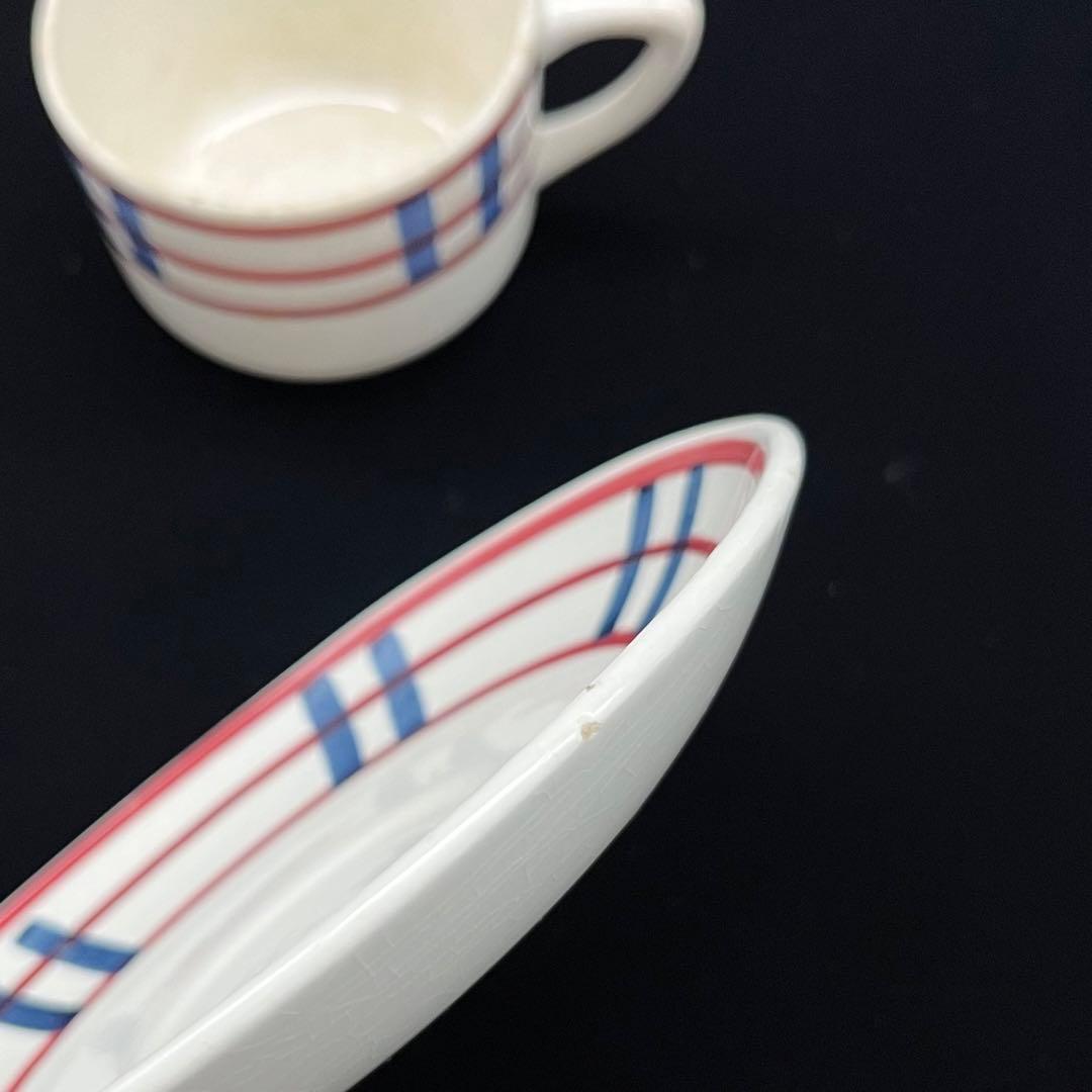 フランスアンティーク ジアン　BAYONNE バスク カップ＆ソーサー【D】