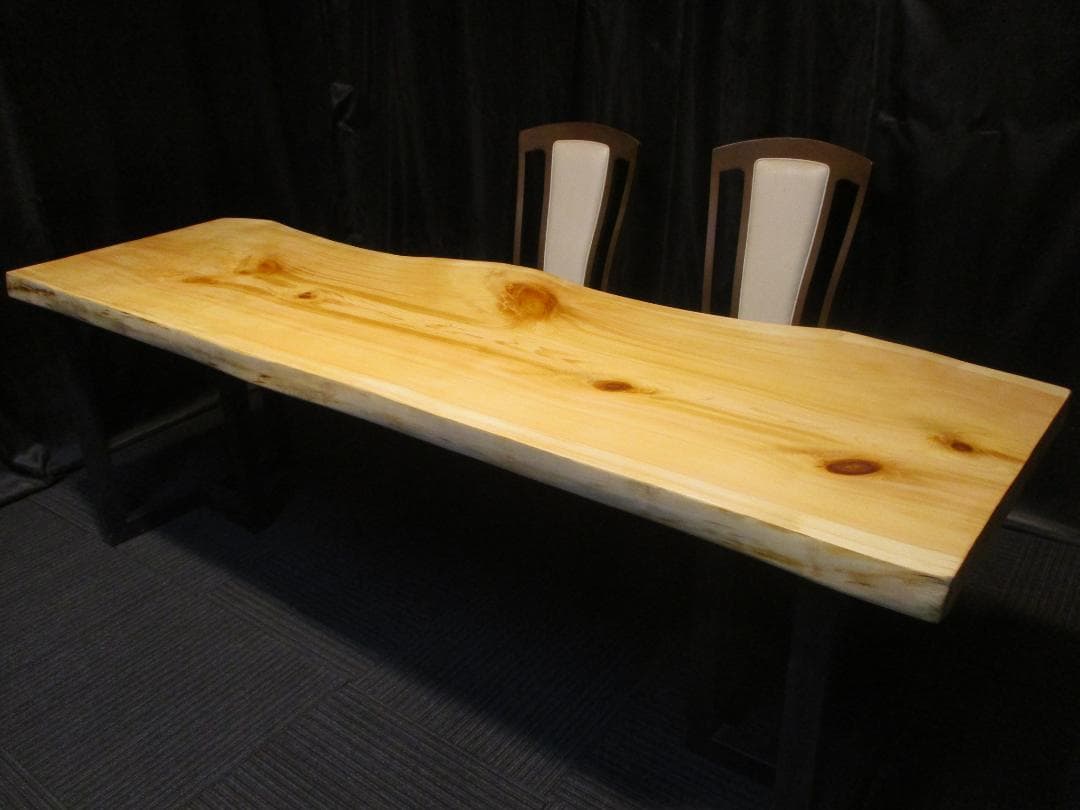 # 885■　檜　ヒノキ　テーブル　ローテーブル　ダイニング　カウンター　一枚板