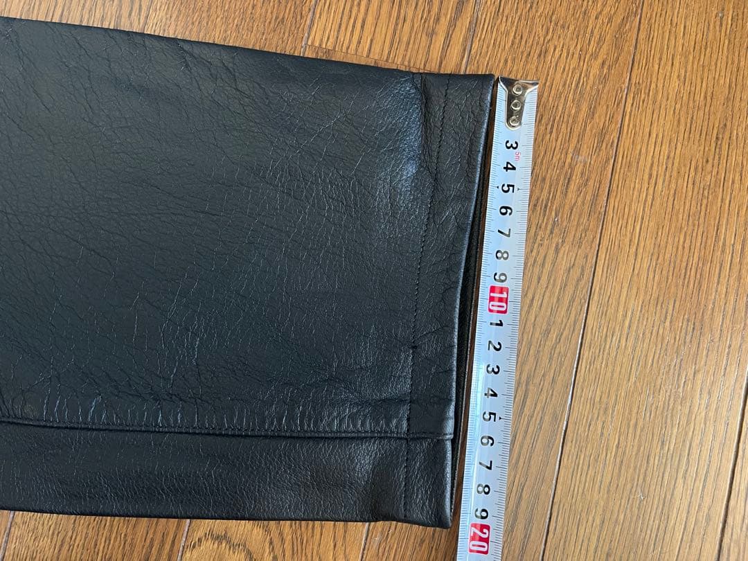 Paul Smith ブラックレザーパンツ 31サイズ