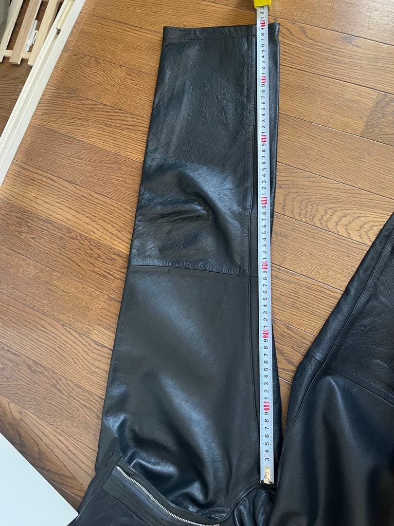 Paul Smith ブラックレザーパンツ 31サイズ