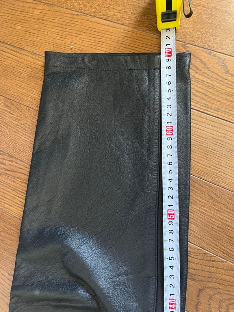 Paul Smith ブラックレザーパンツ 31サイズ