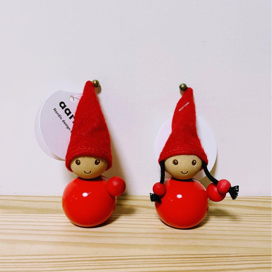 【セット販売】　Aarikka　アアリッカ　トントゥ　ジングルベル　2種