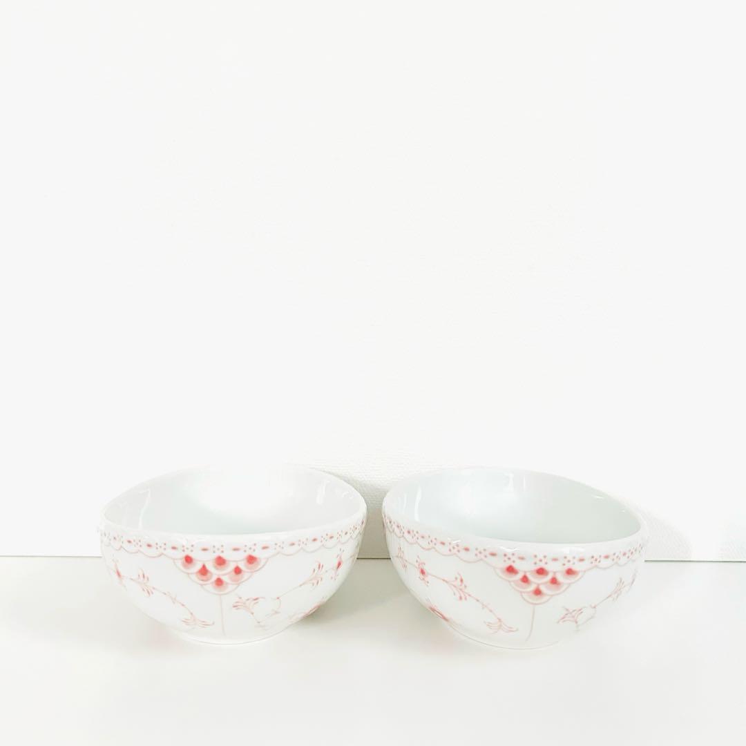 新品ロイヤルコペンハーゲン コーラルフルーテッド ハーフレース お茶碗 ボウル