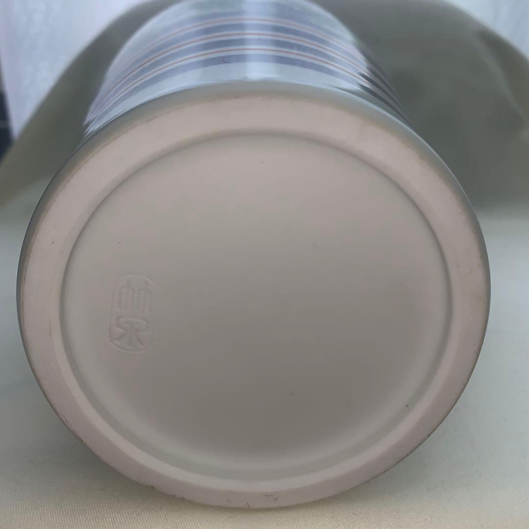 ◉本日限定◉五世　三浦竹泉　色絵遊魚紋　瓶子　花瓶　壺　共箱