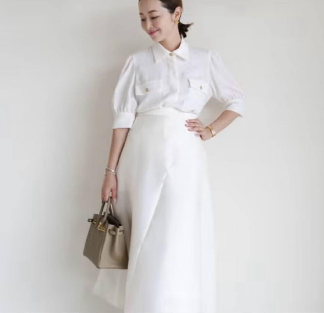 MWtokyo(エムタブリュー) ハーフスリーブビジューブラウス