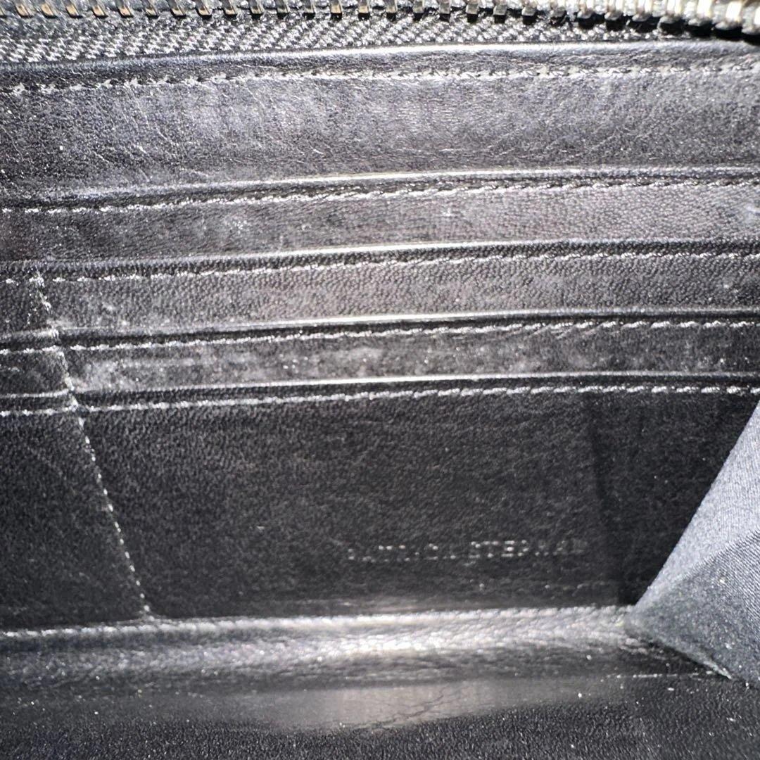 PATRICK STEPHAN スタッズ付き黒レザー長財布