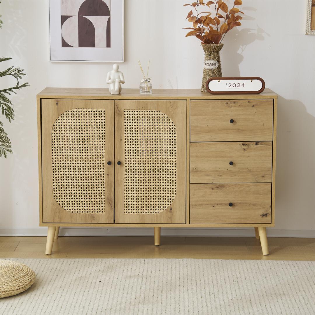 超人気！キャビネット サイドボード大容量 収納棚 リビング 収納 ローボード