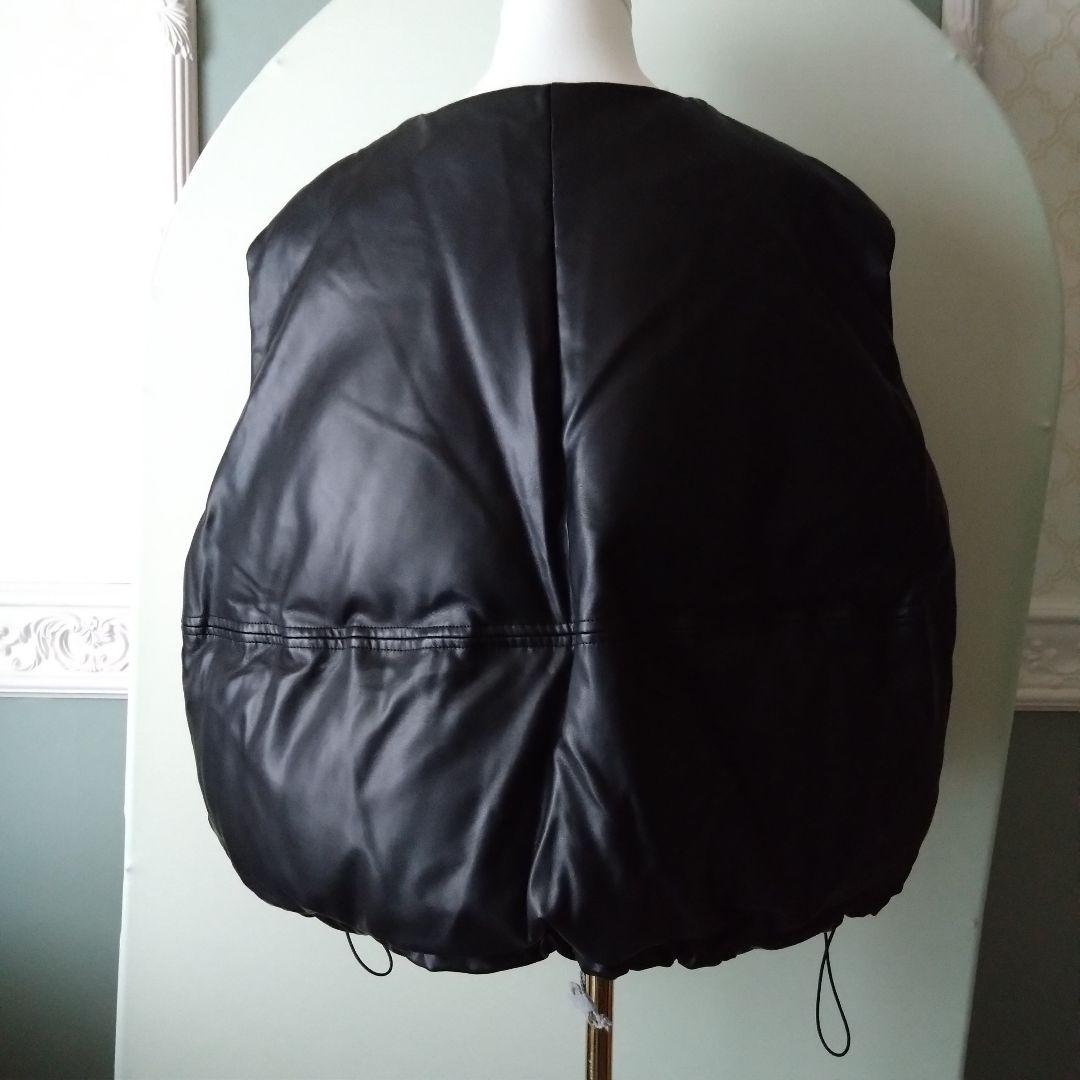 ★chuclla PUレザー サークルダウンベスト chw23a027