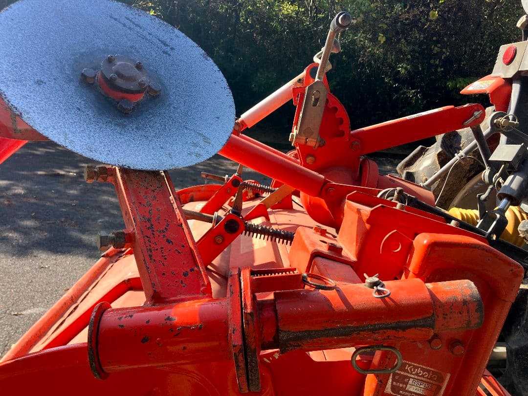 クボタトラクター ロータリー 畔際ディスク ディスクブレード付きサイドカッター