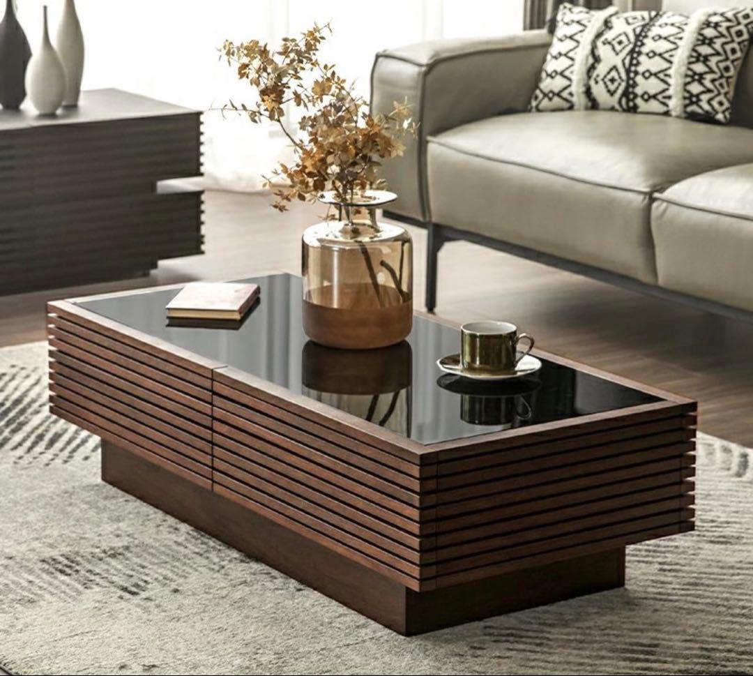 【送料込】収納付きセンターテーブル　アルモニア