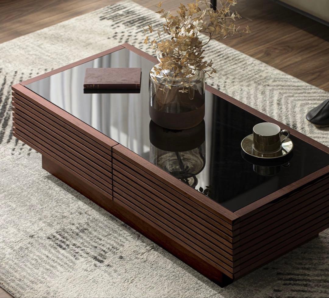 【送料込】収納付きセンターテーブル　アルモニア