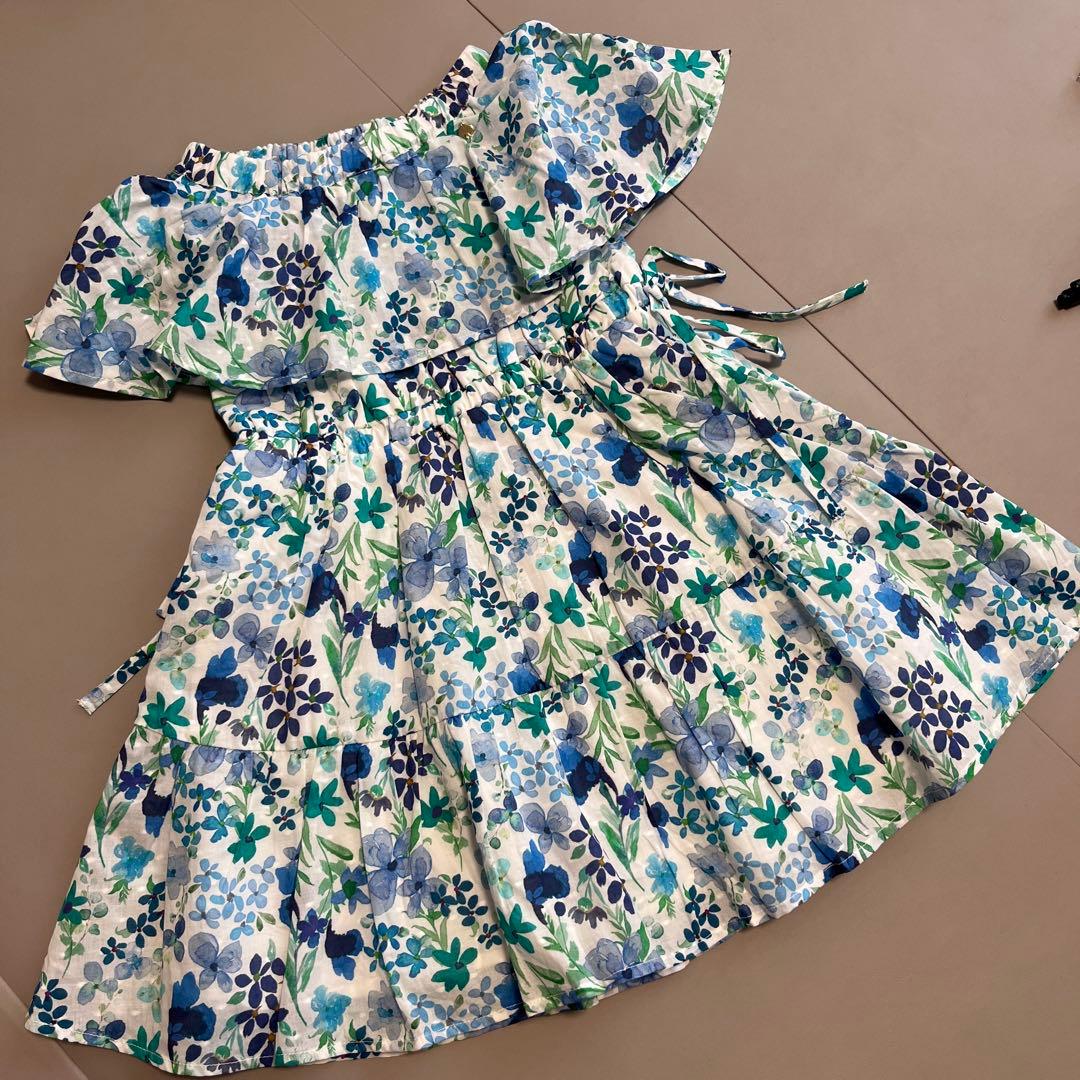 ケイトスペードキッズ　花柄ワンピース　100 cm