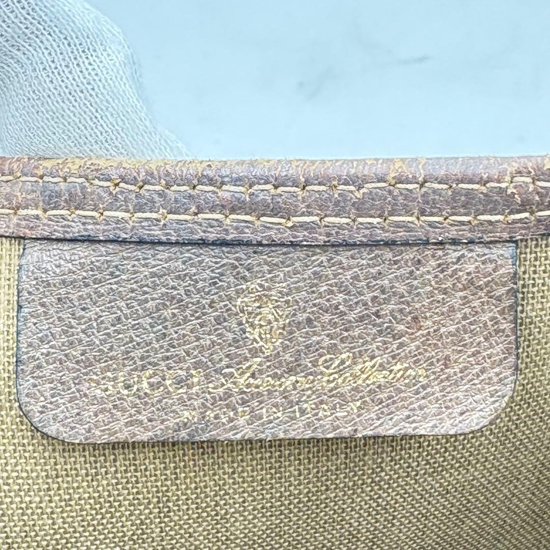 グッチ シェリーライン トートバッグ GG柄 オールド 0914-S6920s