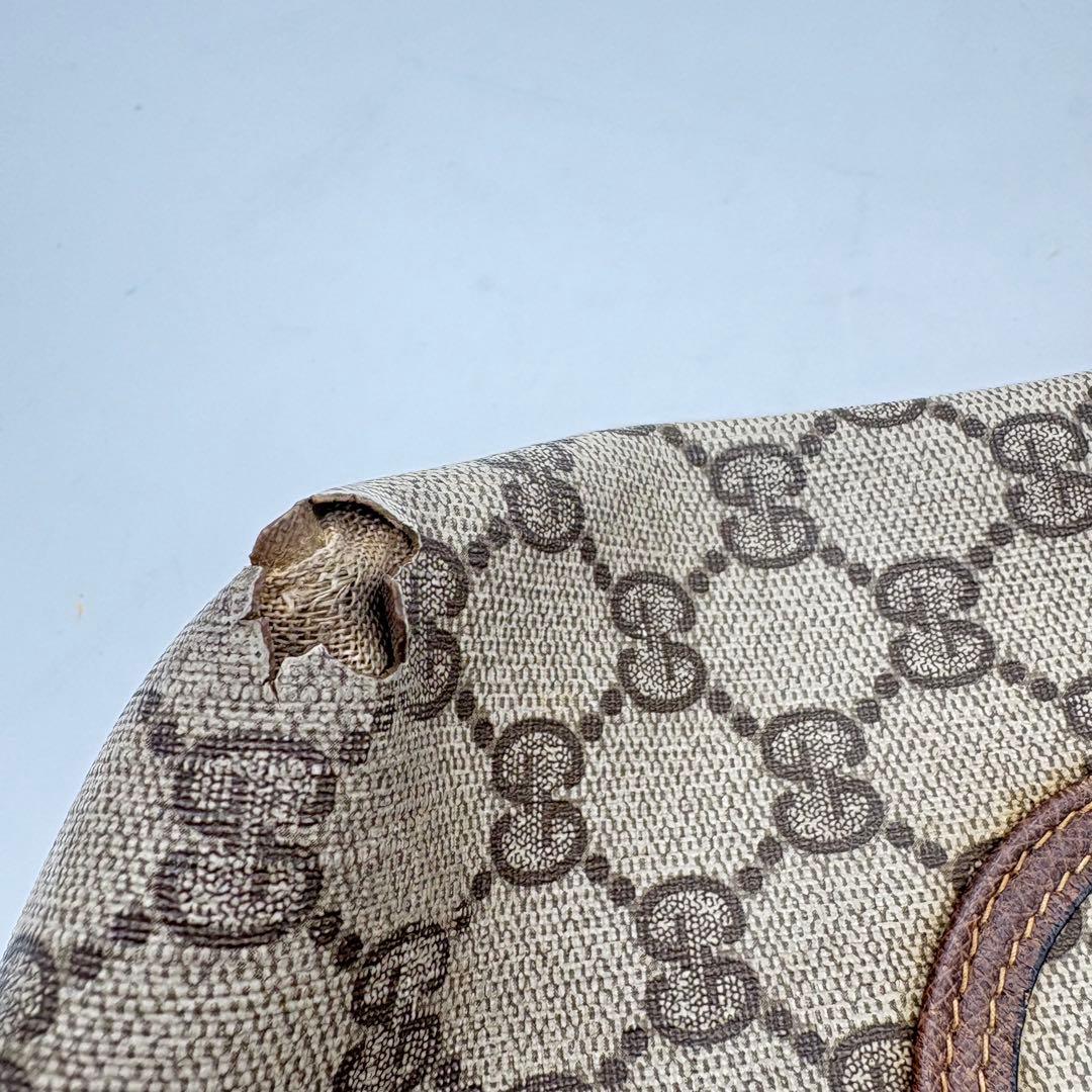 グッチ シェリーライン トートバッグ GG柄 オールド 0914-S6920s