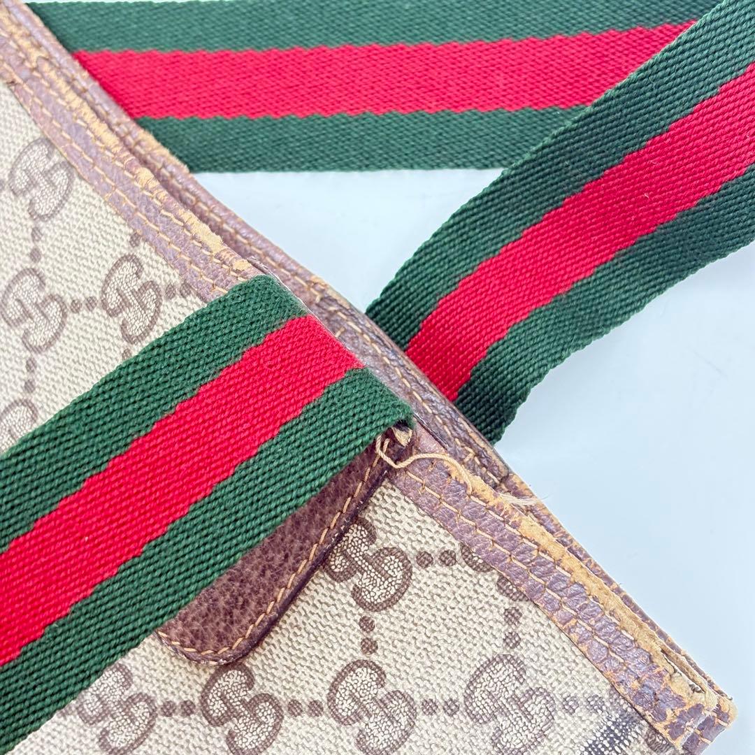 グッチ シェリーライン トートバッグ GG柄 オールド 0914-S6920s