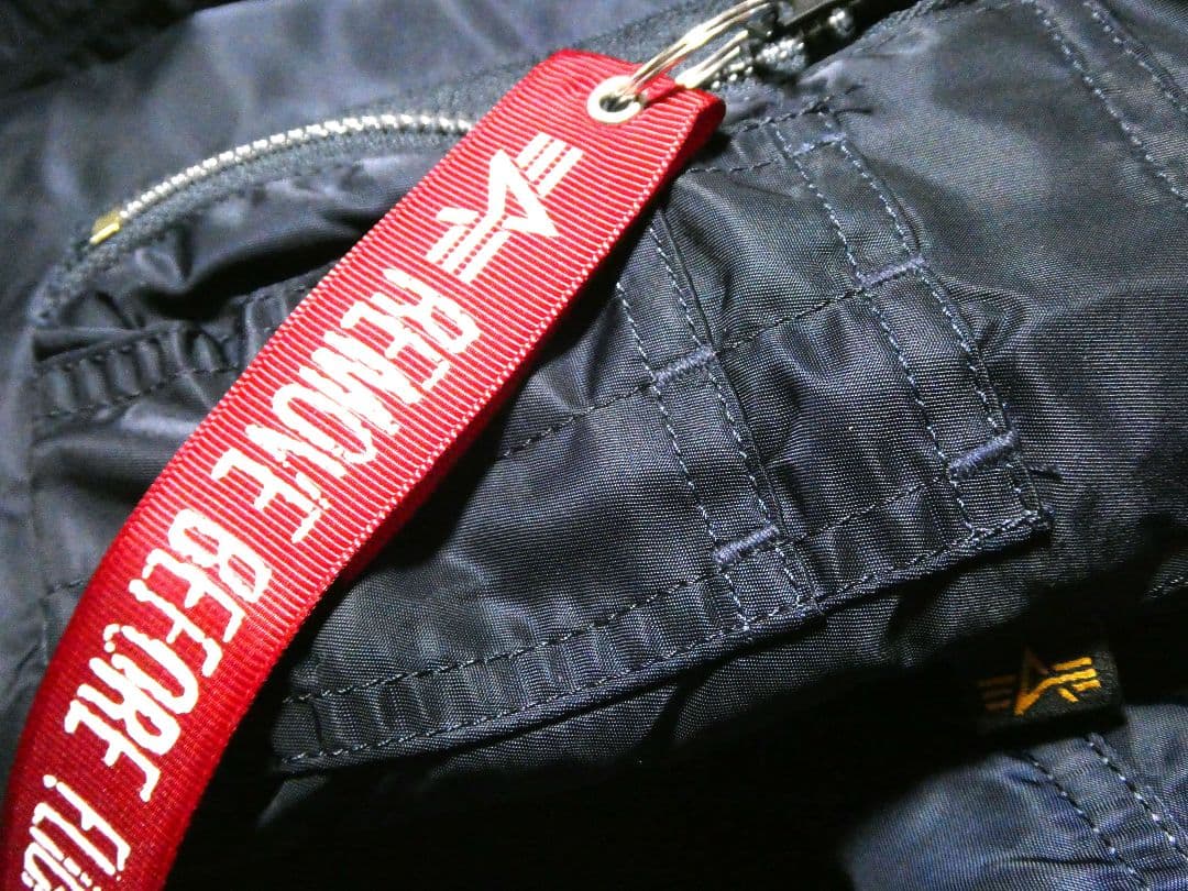 ネイビー！ビッグサイズL！アルファMA-1フライトジャケットVETEMENTS