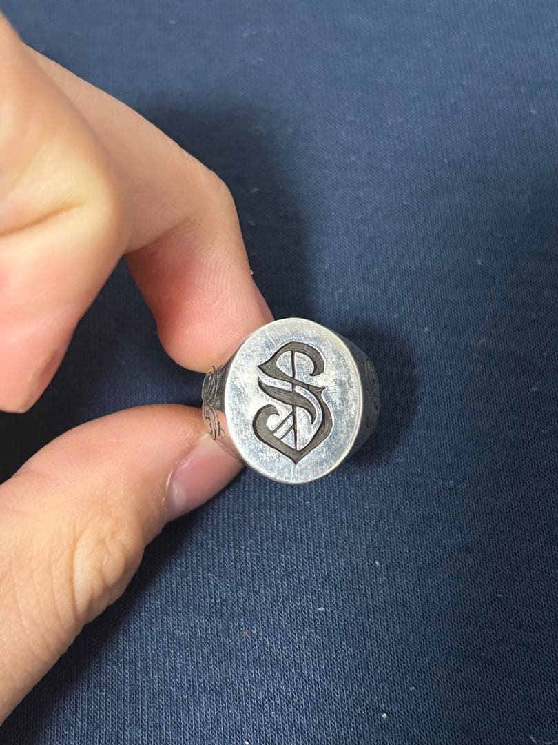 シルバー925 ロゴ入りリング