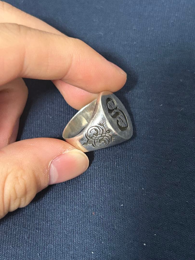 シルバー925 ロゴ入りリング