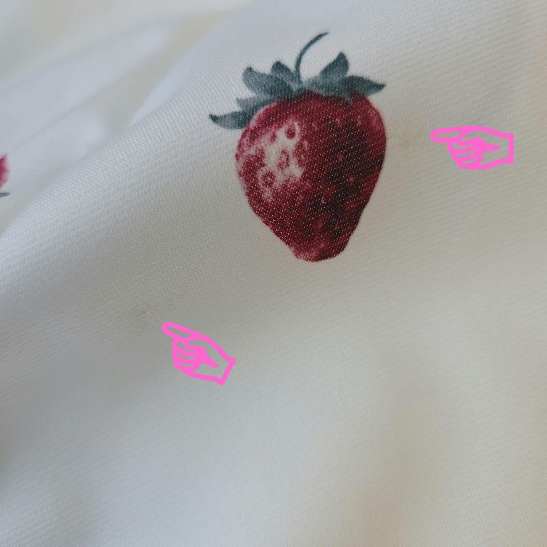 gelato pique ONLINE限定 モチーフビーズクッション いちご柄