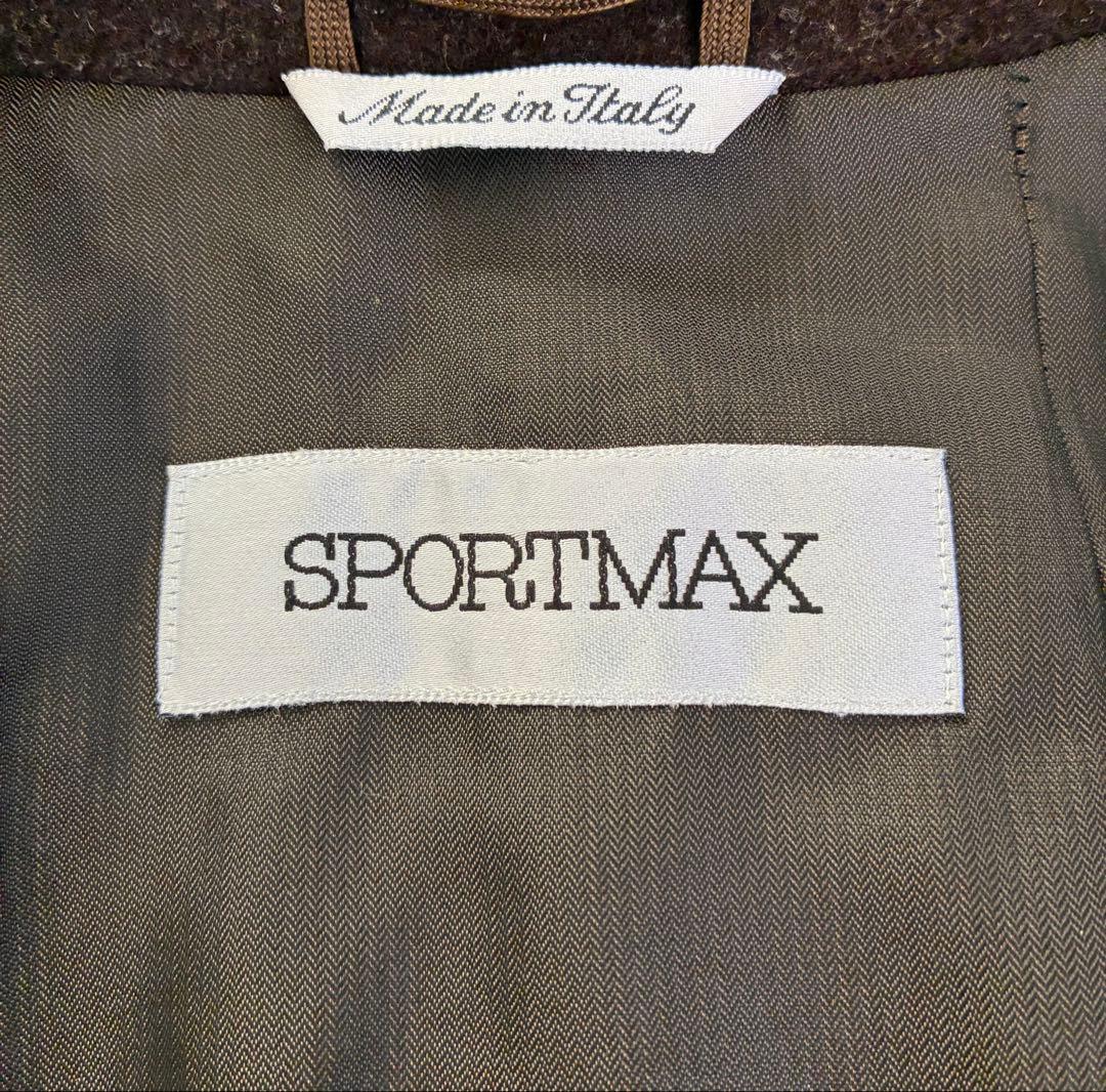 マックスマーラ マキシ丈コート 大きいサイズ カシミヤアンゴラ混 イタリア製