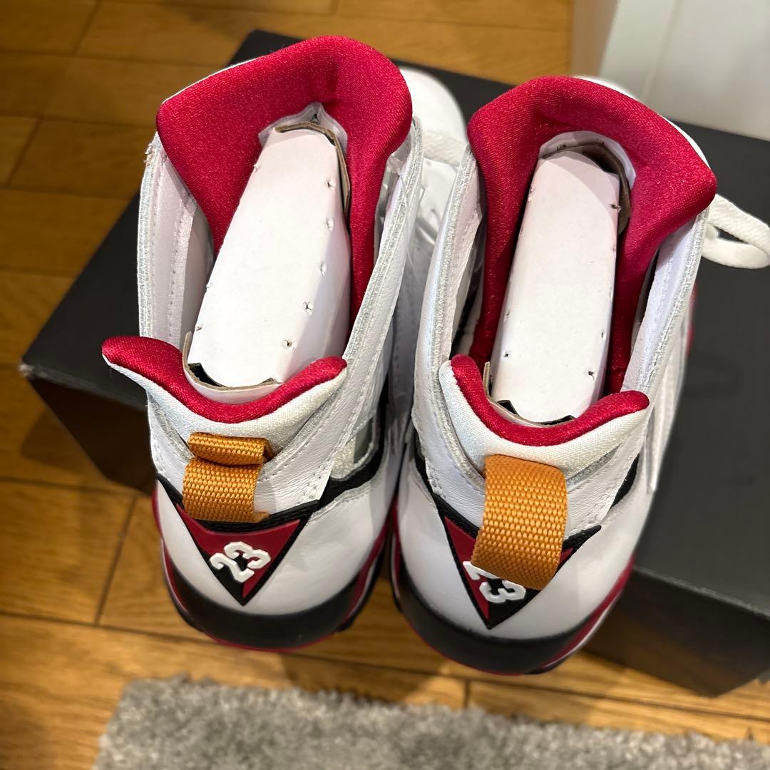 Air Jordan 7 ホワイト/ブラック/ レトロ　カーディナル　2022