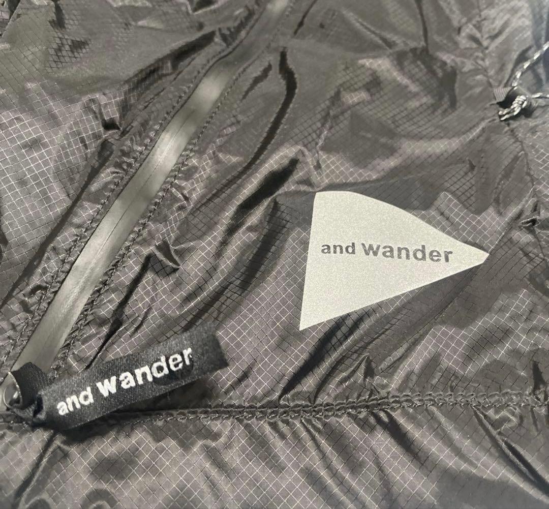 新品 未使用 アンドワンダー シル デイパック ブラック