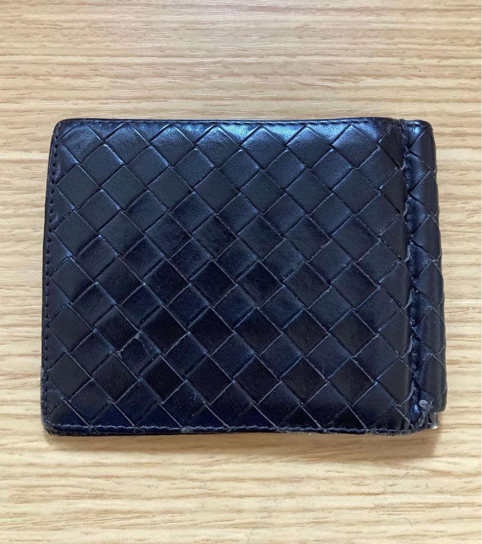 【中古品】Bottega Veneta ボッテガ 財布 マネークリップ ブラウン