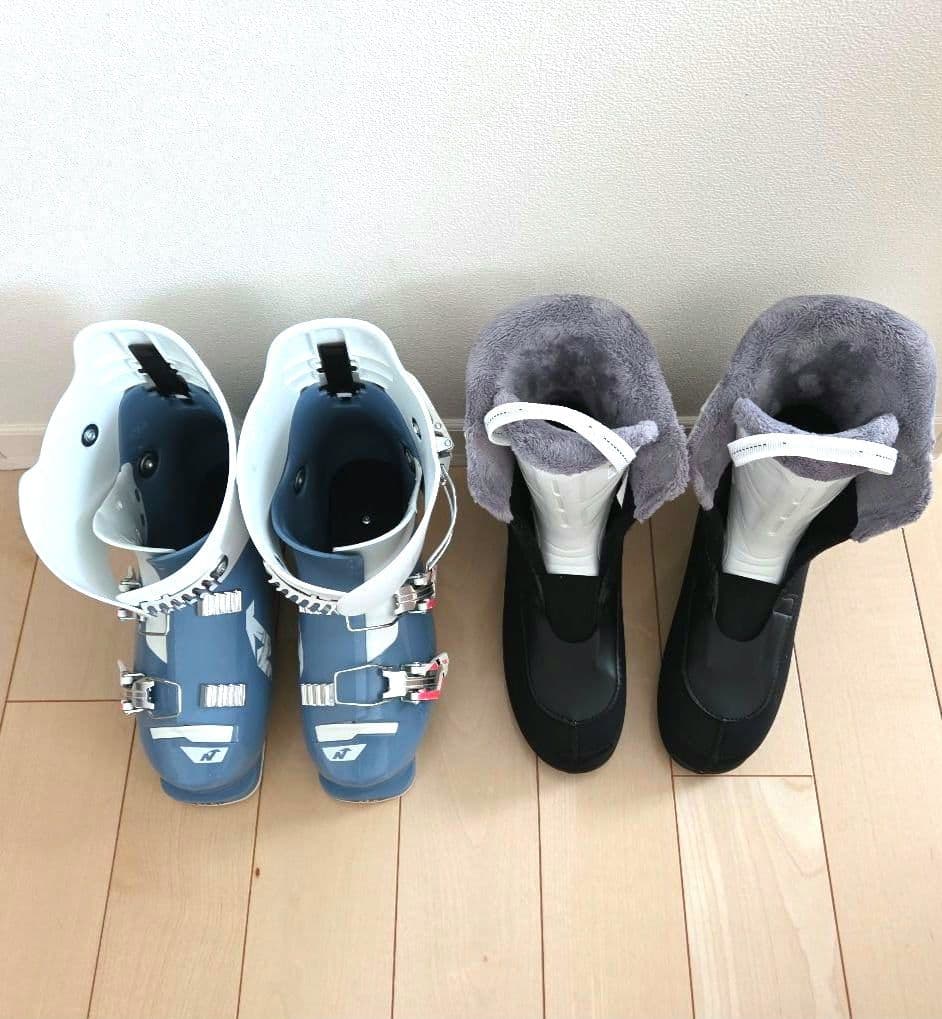 美品破損無【NORDICA】スキーブーツ 24.5 ブーツクリーニング済バッグ付