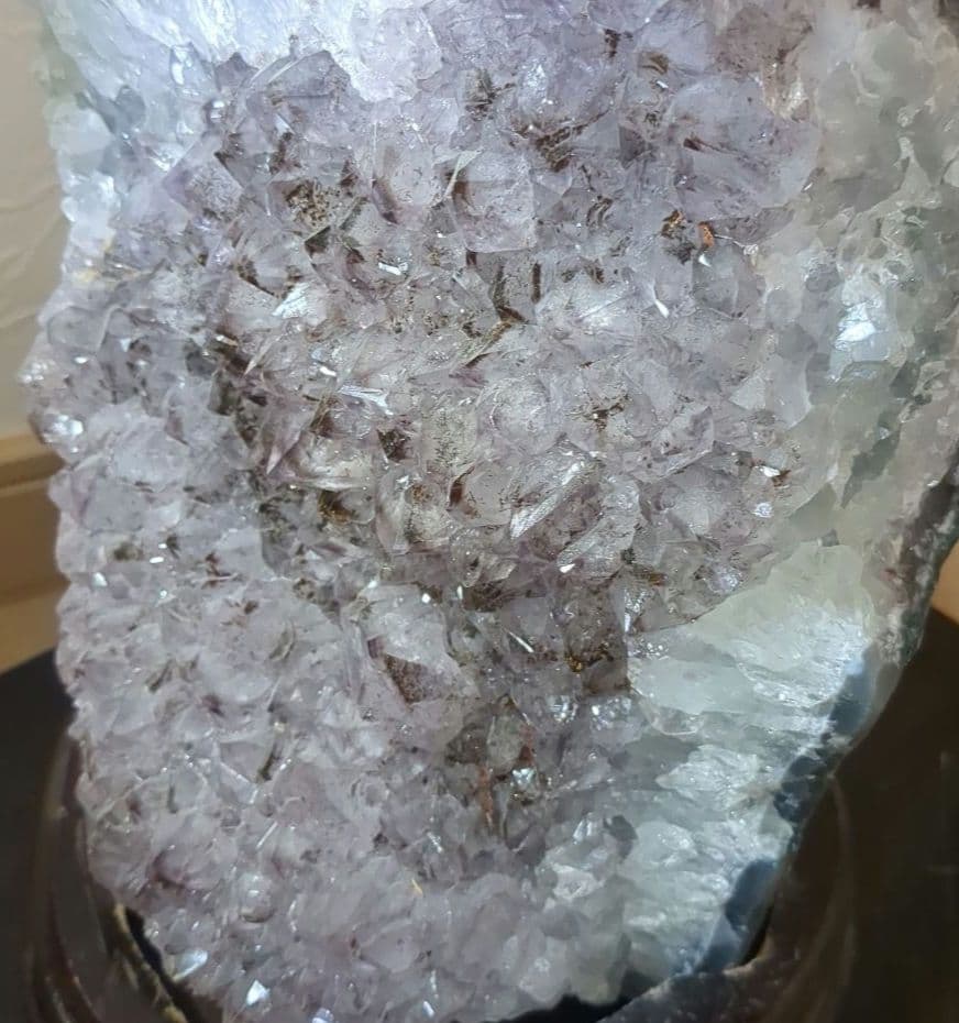 【専用】専用特別価格◆台付き◆カコクセナイト　アメジストクラスター