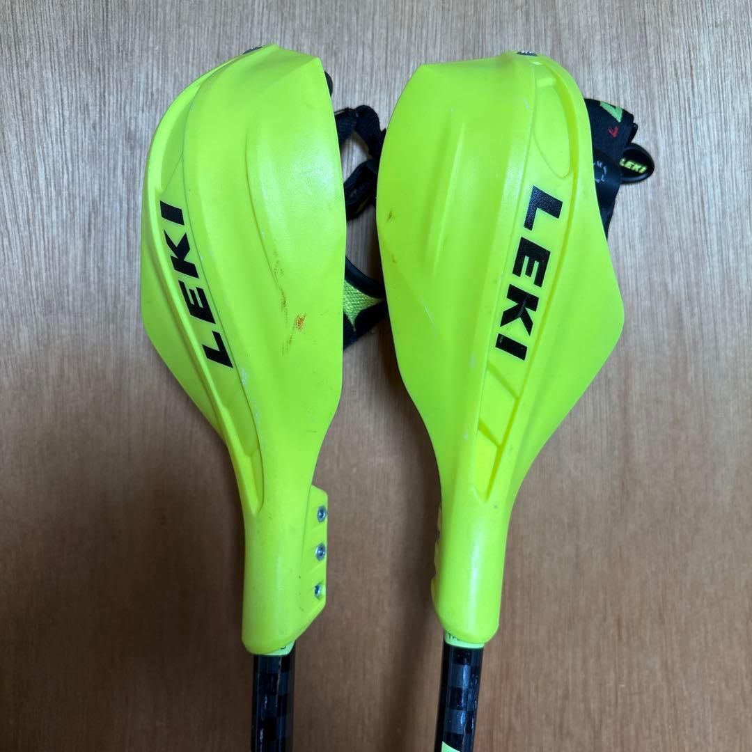 LEKI スキーSL用ストック　110cm パンチガード付