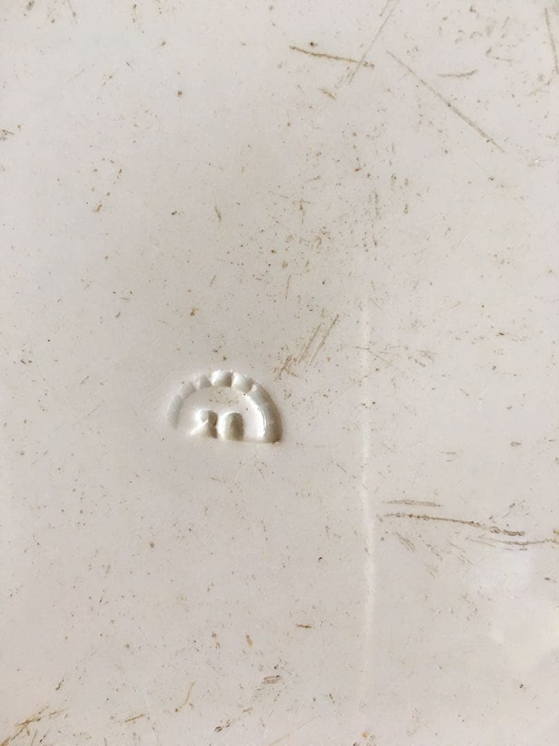 モントロー ファイアンスフィーヌ オクトゴナルプレート 深皿 アンティーク