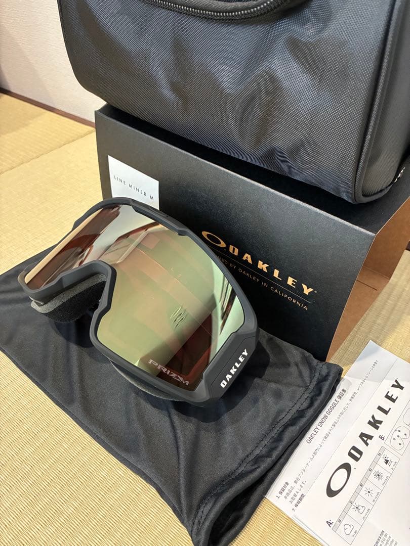 新品　オークリー ゴーグル　LINE MINER ラインマイナー　M