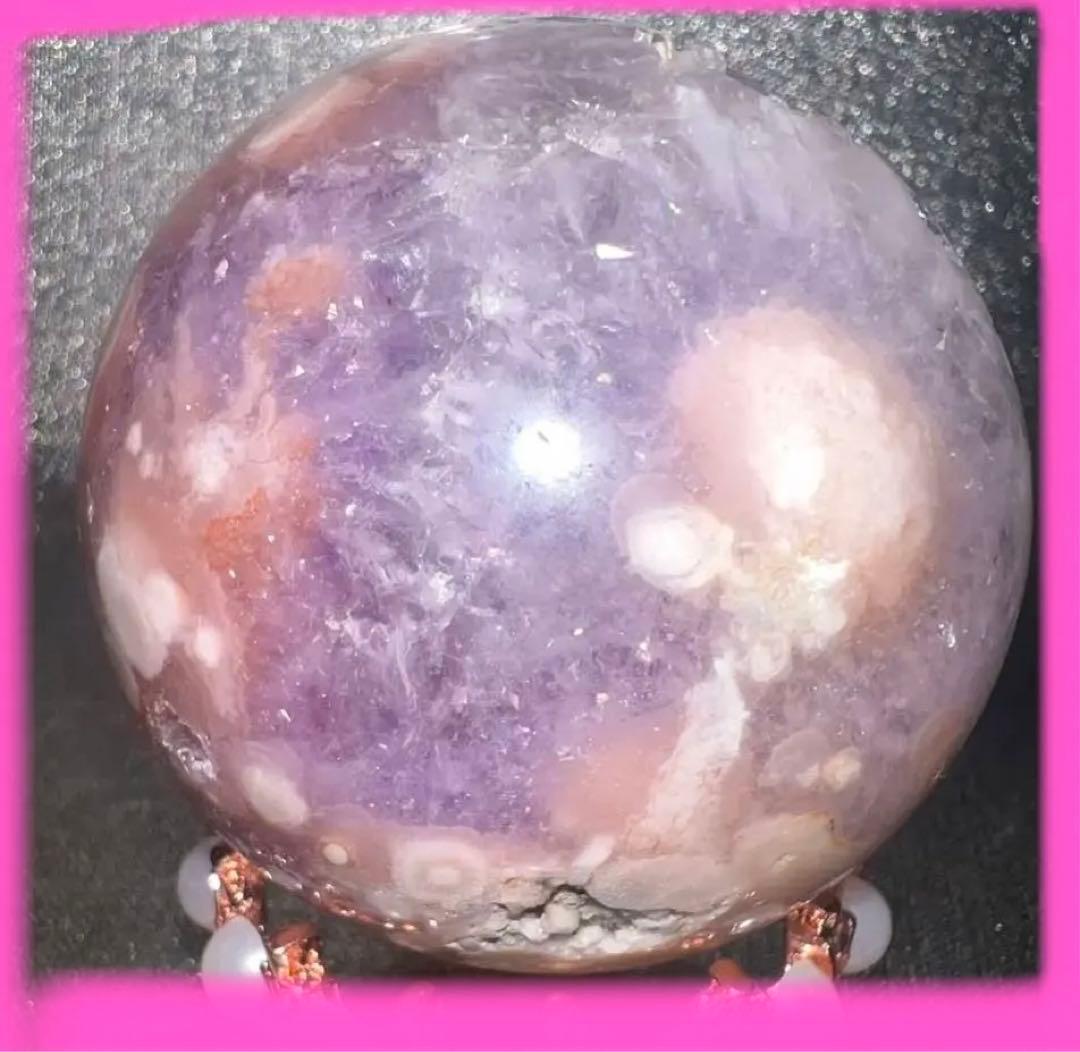 ⑨⭐️ピンクアメジスト⭐️桜瑪瑙⭐️スフィア⭐️笑口⭐️フラワーアゲート⭐️花瑪瑙⭐️天然石
