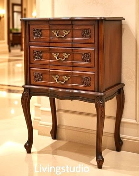 イタリア チェスト ナイトテーブル ネコ脚 クラシック アンティーク 205